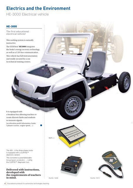 Educational Products for Automotive Technology ... - Exxotest