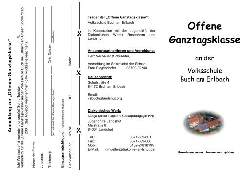 Offene Ganztagsklasse - Diakonie Landshut