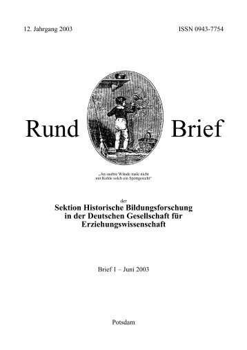 Brief 1 Juni - Deutsche Gesellschaft für Erziehungswissenschaft