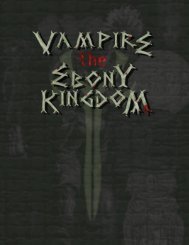 Vampire The Masquerade Vampires Players Guide 2nd Edition by Andrew  Greenberg