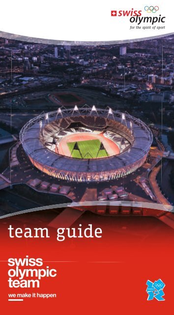 team guide - Swiss Olympic