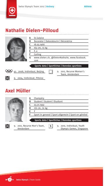 team guide - Swiss Olympic