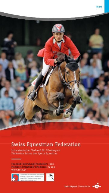 team guide - Swiss Olympic