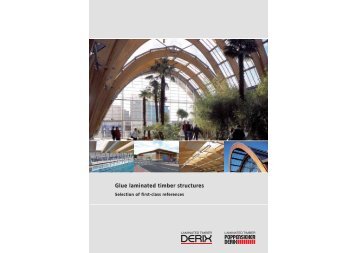 Glue laminated timber structures - Derix