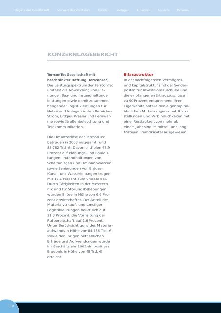 Geschäftsbericht 2003 - N-ERGIE Aktiengesellschaft