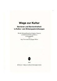 Wege zur Kultur - Deutscher Museumsbund