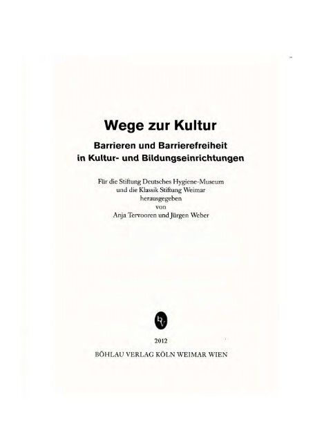 Wege zur Kultur - Deutscher Museumsbund