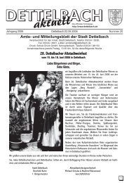 Amts- und Mitteilungsblatt der Stadt Dettelbach 28. Dettelbacher ...