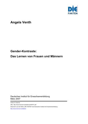 Gender-Kontraste: Das Lernen von Frauen und Männern