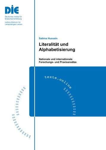 Literalität und Alphabetisierung - Deutsches Institut für ...