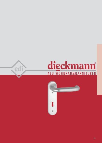 modell 103 / alu wohnraum garnituren - Dieckmann