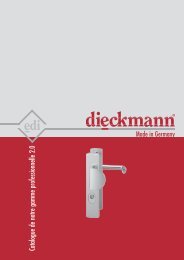 Aluminium · acier inox - Dieckmann