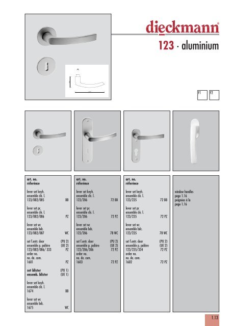 stainless steel · inox - Dieckmann