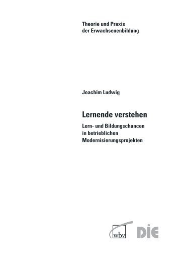Lernende verstehen - Deutsches Institut für Erwachsenenbildung