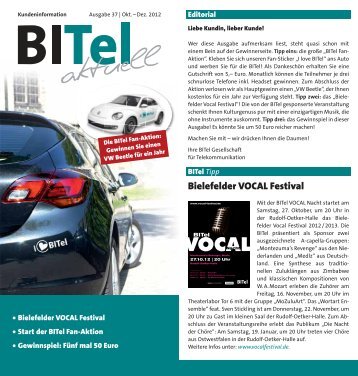Bielefelder VOCAL Festival - BITel