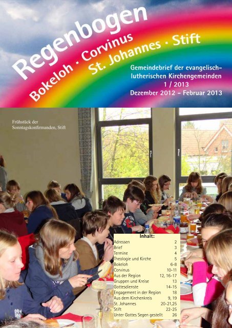 Regenbogen 1 / 2013 Dezember - Februar - Luth. Kirchengemeinde ...