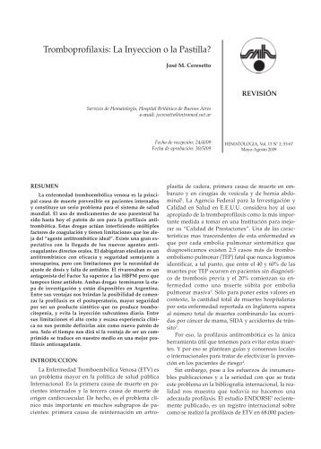 ver pdf - Sociedad Argentina de Hematología