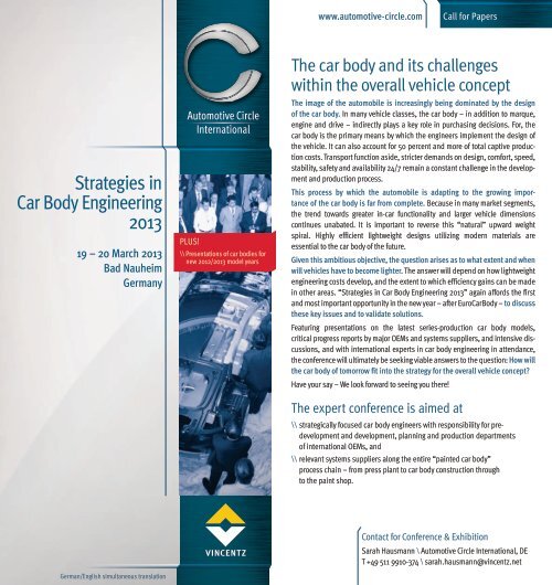 body engineering automotive