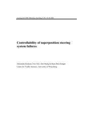 Controllability of superposition steering system failures