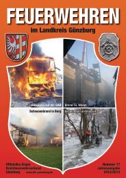Ausgabe des Jahres 2012 - Kreisfeuerwehrverband Günzburg