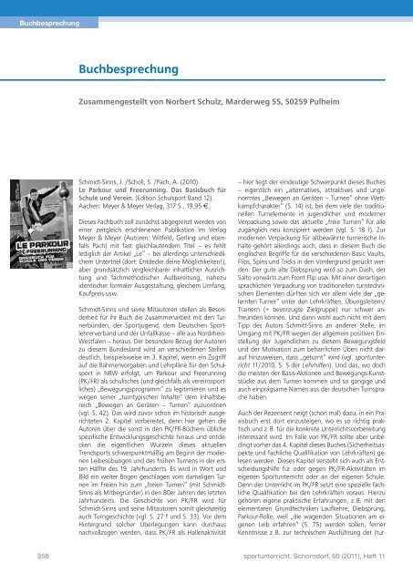 sportunter- richt - Hofmann Verlag