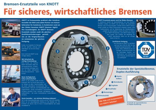 „Made by KNOTT“: Premium Bremsen-Ersatzteile für alle Autokrane