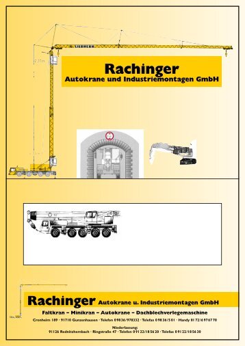 Rachinger Autokrane u. Industriemontagen GmbH