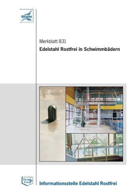 Merkblatt 831 - Informationsstelle Edelstahl Rostfrei