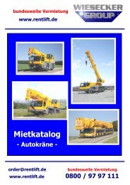 Download Autokran-Mietkatalog - Wiesecker Group