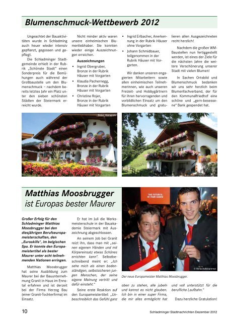 Ausgabe Dezember 2012 - Schladming