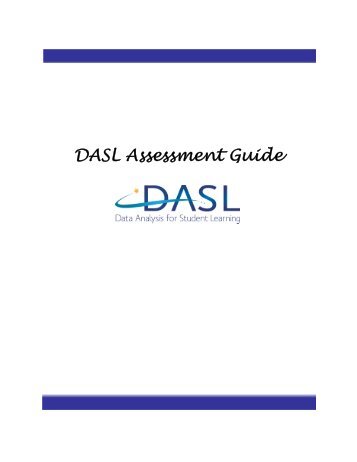 DASL Assessment Guide.book - Software Answers | ProgressBook