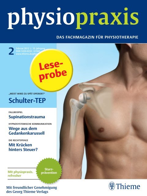 Schulter-TEP - Physiopraxis