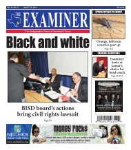 BISD board's actions bring civil rights lawsuit - The Examiner