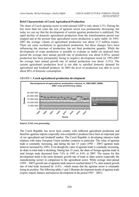 Sborník 2009 díl 2. - Fakulta informatiky a managementu - Univerzita ...