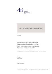 LITERATURDIENST FRANKREICH - dfi
