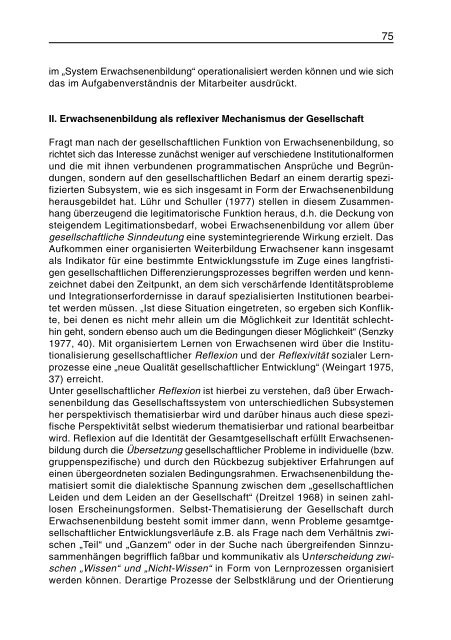 Kommunikation in Lehr-Lern-Prozessen mit Erwachsenen