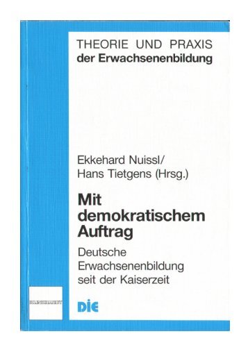 Volltext - Deutsches Institut für Erwachsenenbildung