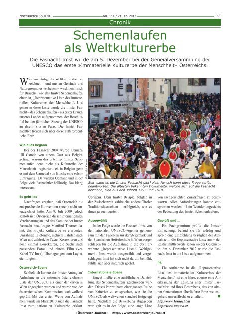 Frohe Weihnachten und Prosit 2012! - Österreich Journal