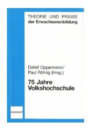 Oppermann 75 - Deutsches Institut für Erwachsenenbildung