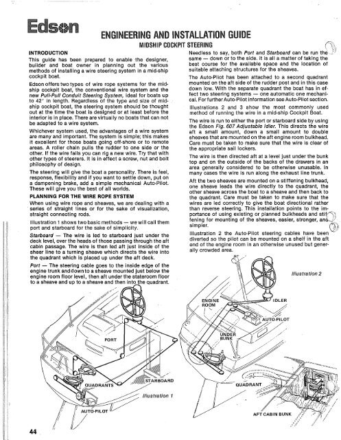 pedestal steerer - L-36 Fleet