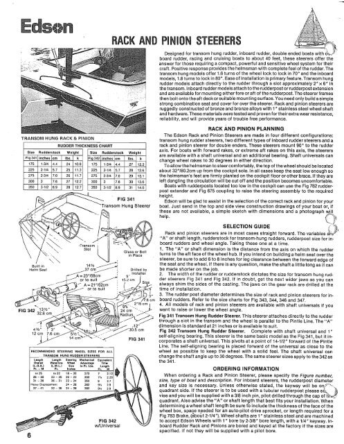 pedestal steerer - L-36 Fleet