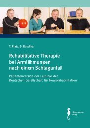 Rehabilitative Therapie bei Armlähmungen nach einem Schlaganfall