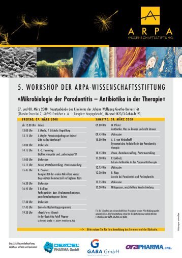 Mikrobiologie der Parodontitis Ã¢ÂÂ Antibiotika in der Therapie