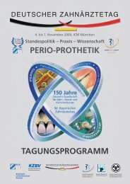 Perio-Prothetik tagungSProgramm - Bayerische ...