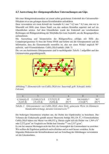 Untersuchung zur Struktur-Eigenschafts- Beziehung von Gips - DGZfP