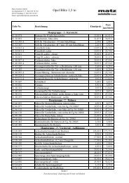 Opel Blitz 1,5 to - Matz Autoteile GmbH