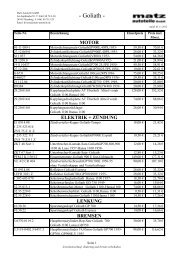 Motor - Matz Autoteile GmbH