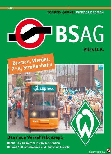 Bremen, Werder, P+R, Straßenbahn - BSAG