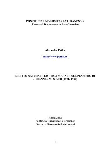 15. L'intera tesi [pdf]: diritto naturale ed