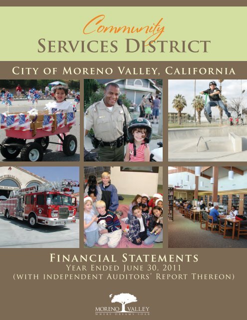 Financial Report - Moreno Valley